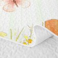 thumbnail image 5 of Manfei Kawaii Butterfly Quilt King,Floral Stripe King Coverlet Set,3 Pieces,1 Bedspread and 2 Pillowcases, 5 of 7