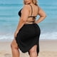 thumbnail image 4 of Mujeres Playa Cover-Ups Sarong con Correas Ajustables, Cortina de Flujo Transparente para Piscina, Vacaciones de Resort Y Desgaste Informal, 4 of 9