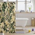 thumbnail image 3 of Manfei Farmhouse Botanical Shower Curtain 72Wx78L, Vintage Camo Branches Bath Curtain, Sage Green, 3 of 5