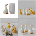 thumbnail image 2 of Cute Duck Silicone Soap Molds 3D Resin Candle Molds Fondant Silicone Mould Decors, 2 of 10