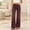 (Fashion 58)Brown, variant on Flare Jeans for Women High Waisted Cuffed Hem Bell Bottom Denim Pants Spring Fall Loose Fit Jeans