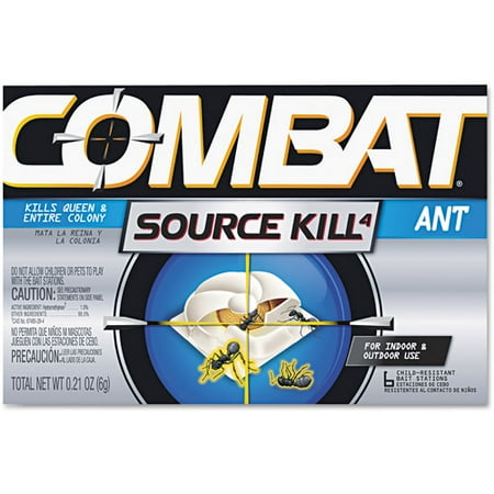 Combat Source Kill 4 Ant Bait Station, 6 count, 0.21 oz