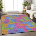 thumbnail image 4 of Dalyn Rugs Premium Machine Washable Mayfield AMF740 Purple 3' x 5' Rug, 4 of 7