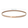 thumbnail image 3 of LYSICSKINEM Mens Thin Belt Women Leather Skinny Belt Thin Waist Belts Dresses Pants Jeans, 3 of 4