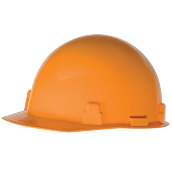 Radnor 64051025 Hi-Viz Orange SmoothDome Polyethylene Cap S
