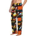 thumbnail image 2 of Daiia Construction Truck Men's Sleep Pant with Pockets and Drawstring,Pajama Pants-Small, 2 of 9