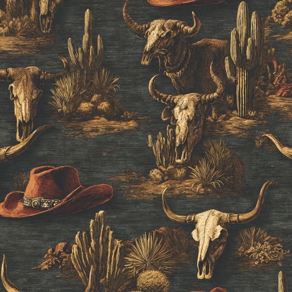 Rustic Peel and Stick Wallpaper Vintage Western Motif Twisted Horns Wall Mural 23.6in x 9.8ft Self Adhesive Removable Wall Paper Renter Friendly Wallpaper for Boys Bedroom Men Cave