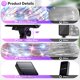 thumbnail image 3 of Paquete de 2 luces de cadena solares para exteriores, 66 pies 200 luces de hadas impermeables con energía solar LED, 3 of 7