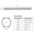 thumbnail image 2 of Uxcell Stainless Steel Mesh Watch Band 22mm Quick Release Magnetic Clasp, Silver, 2 of 6