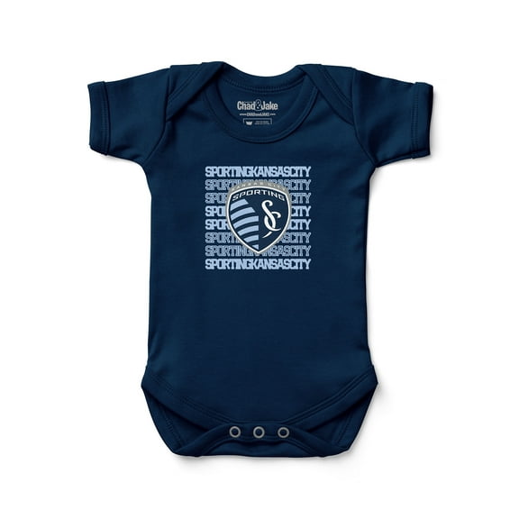 Newborn & Infant Chad & Jake Navy Sporting Kansas City Retro Bodysuit