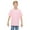 Pale Pink, variant on Hanes 498Y Youth 4.5 Oz. 100 Ringspun Cotton Perfect-Tt-Shirt