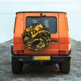 thumbnail image 6 of Susaid Urban Graffiti Scorpion Illustration Print Tire Covers,Waterproof Anti-UV Snow Sun Rain Tire Covers for RV,Truck, SUV, Trailer, Camper-16 inch, 6 of 6