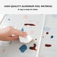 thumbnail image 2 of Protector Contra Salpicaduras Aceite Pared Papel Aluminio Pantalla para Estufa Gas () Blanco, 2 of 7