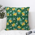 thumbnail image 4 of Yiaed Tropical Fruit Print Pillow Covers Super Soft Decorative Square Throw Pillow Covers Case Cushion Covers for Sofa Couch Bedroom Car Decor（No pillow core）-18"x18", 4 of 7