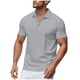 thumbnail image 2 of pstuiky camisetas de hombre, Camisa holgada informal de manga corta con cuello alto y botones y bolsillos ventilados para hombre camisas casuales para hombre l, 2 of 9