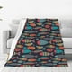 thumbnail image 1 of Balery Colorful Fish Manta de Felpa Suave y Acogedora – Cobija de Franela Aterciopelada para Cama, Lavable y Cálida para Sofá, Mascotas, Transpirable-40"x30", 1 of 7