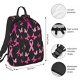 thumbnail image 4 of Balery Breast Cancer Lightweight Backpack for Men and Women - Durable and Water-Resistant, Ideal for School, Work, Travel, and Everyday Use, 4 of 9