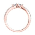 thumbnail image 3 of Aonejewelry 1 Ct Two Stone Diamond Ring 14K Rose Gold, 3 of 4