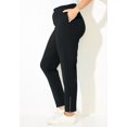 thumbnail image 3 of Catherines Women's Plus Size Suprema Studio Slim Leg Zip Pant, 3 of 4