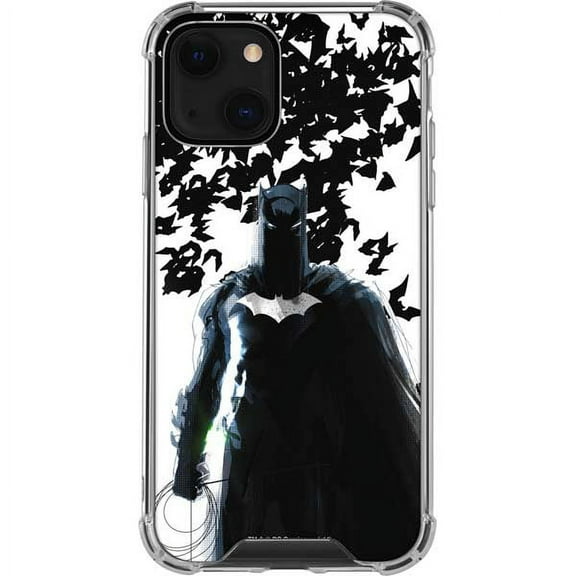 Skinit DC Comics Batman and Bats iPhone 13 Clear Case