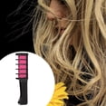 thumbnail image 3 of 10 Color Hair Creek Temporal Seguro Lavable Nuevo Color de Cabello para Party Navidad 5 6 7 8 11 12 - shamjiam Peine de tiza de pelo, 3 of 8