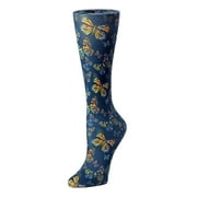 Cutieful Therapeutic Compression Socks - Black Butterfly