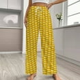 thumbnail image 2 of Corn Cob Print Pajama Pants Breathable with Pockets Pajamas For Lady Vintage Sleeping Pants Bedroom Homewear, 2 of 6