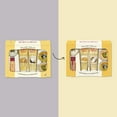 Burt's Bees Gifts Ideas Tips and Toes Set, 6 Travel Size Products in