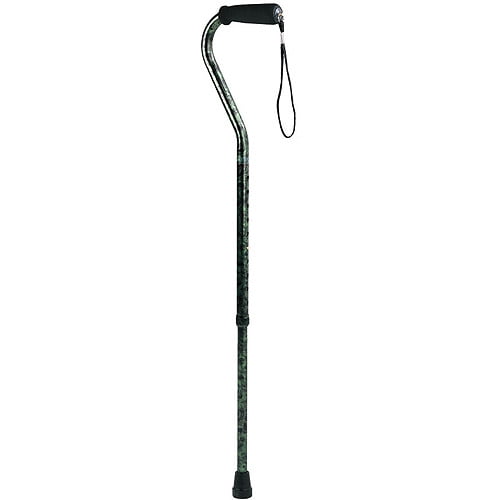 Carex Offset Adjustable Designer Walking Cane for All Occasions