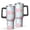 Pioneer Flower Floral-1, variant on 40oz Pioneer Flower Floral Print Pattern Insulated Tumbler with Handle, BPA-Free Leak Proof Lid and Straws, Double Wall Vacuum, Hot 12h/Cold 34h