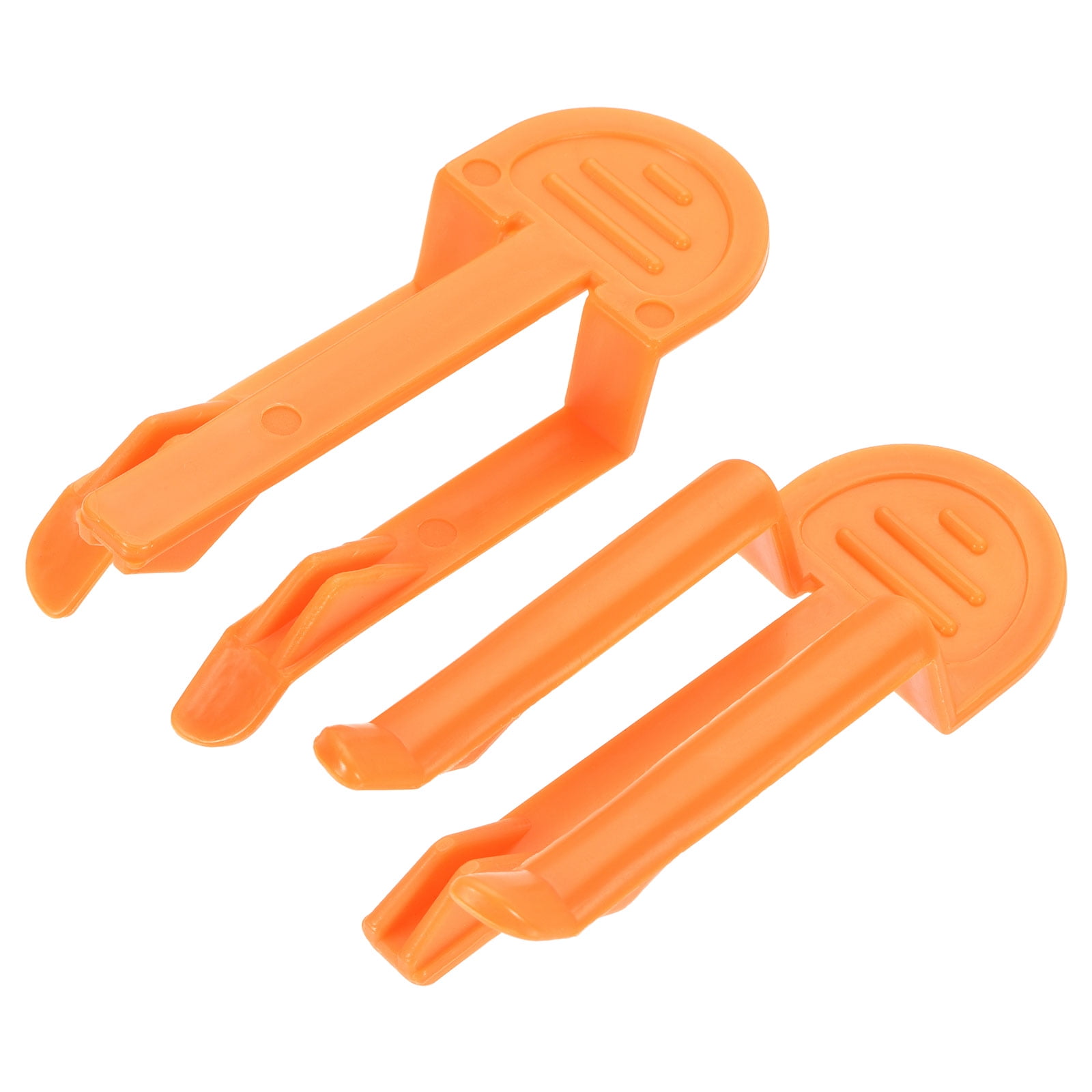 Uxcell Garbage Bag Clips Trash Bag Clips Clamp 3.1 Inch Orange 12 Pack