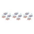 thumbnail image 4 of Justharion 4PCS Keychain Double Side Lightweight Portable Key Ring Transparent Holder Accessory Cellphone DIY Making Birthday 5x4.1x1 cm 2 3Set, 4 of 6