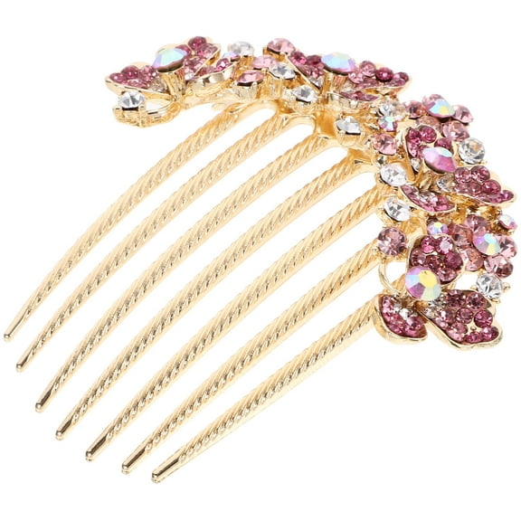 NIAIZEK Rhinestone Hair Comb Set for Women, Decorative Alloy Hair Accessories for Weddings, Parties, Special Occasions, and Daily Styling