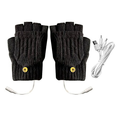 

Off Promotions! Alofun Winter Electric Heating Warm Gloves Usb Gloves Plush Mobile Power Computer Electric Heating Gloves Work Gloves Home Essentials Clearance Sale 1 Pair of Usb Heated Gloves