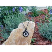 كاريليا إبداعات ملاك الجناح الأسود قلادة Shungite، 29 in، حماية القلب تصفية مانع الكبار المراهقين للجنسين