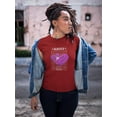 thumbnail image 2 of Flying 3D Smiles Techno Style T-Shirt Women -Image by Shutterstock, Female XX-Large, 2 of 4
