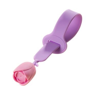 XMMSWDLA Creative Toilet Ring Cover Lifter Anti-Dirty Handle Toilet Toilet Cover Artifact Toilet Cover Lifter 11inch*1.6inch Purple