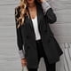 thumbnail image 4 of Chaquetas de traje con botones para mujer,Chaqueta de traje con botones de solapa Chaquetas de traje con bolsillo para mujer Chaqueta de traje para mujer optimizada para la excelencia, 4 of 6