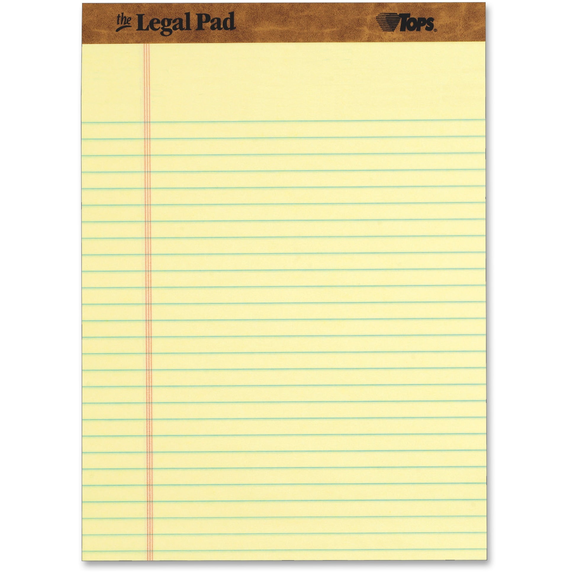 TOPS The Legal Pad Writing Pads 12 Pack Legal Rule 50 Sheets 