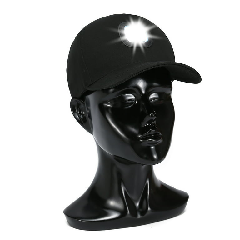 RICHPORTS Baseball Cap for Men Women Beach Sun Hat Hunting Fishing Cap With  LED 