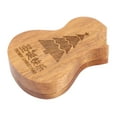 thumbnail image 4 of Caja de púas de guitarra portátil multifuncional en forma de guitarra, soporte de púas de madera, funda L827, árbol de Navidad en cascada, 4 of 14