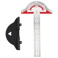 thumbnail image 2 of Woodworkers Ruler Protractor Angle Finder Woodworking Design Ruler Protractor T Square Woodworking Scribing Tools 20cm, 2 of 5
