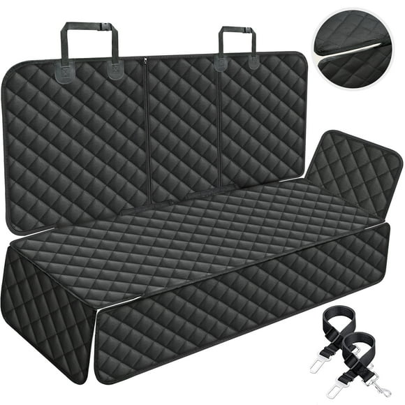 Car Pet Seat Cover, Waterproof and Non-slip, Suitable for Middle Seat Belt, Fits Most Cars, Trucks and SUV MPV
