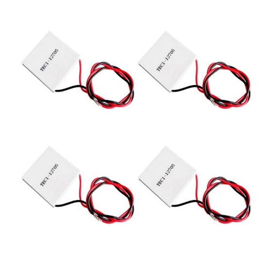 4X TEC1-12705 Thermoelectric Cooler Peltier 40X40mm TEC12705 Peltier Elements Module for Cooler Radiator