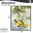 thumbnail image 4 of Stupell Industries Traditional Fresh Kitchen Lemons Spread Black Framed Giclee Art, 16 x 20, by Annabelle Hall, 4 of 8