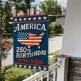 thumbnail image 2 of USA 250th Anniversary Garden Flag – 12x18 Inch Outdoor Banner with Sleeve, Patriotic Yard Decoration for Independence Day & Celebrations, 2 of 5