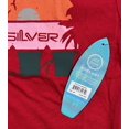 thumbnail image 2 of Quiksilver Men's T-Shirt Sunset Logo Super Soft Stretchy Loungewear Tee (Small, Red), 2 of 2