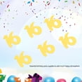 thumbnail image 2 of Números dorados Confeti Decoración Mesa Dispersos Fiesta de Cumpleaños Suministros Fotografía Prop (16), 2 of 8