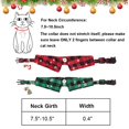 thumbnail image 6 of Mumup 2Pack Christmas Cat Collars Breakaway with Stylish Bow, 2 Pack Red Green Plaid Xmas Kitten Collar with Bell, Removable Bowtie Christmas Collar for Cats, 6 of 6