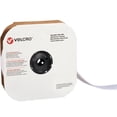 thumbnail image 1 of Box Partners VEL165 4 in. x 75 ft. Loop White Cloth Hook & Eye Brand Tape Individual Strips, 1 of 1